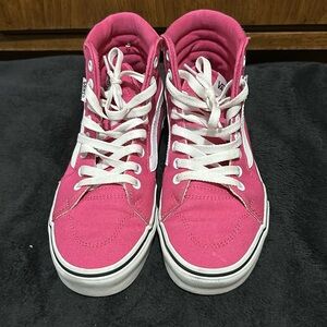 Hard to find pink high top vans